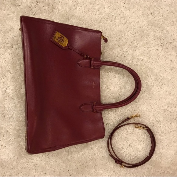 Deep red Lauren purse - Picture 4 of 8